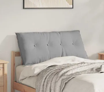 vidaXL Jastuk za leđa Oblačnosiva 100 x 19 x 50 cm tkanina - Venlo