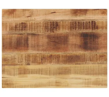 vidaXL Ploča stola 80x60x3,8 cm pravokutno puno drvo grubo mango - Venlo