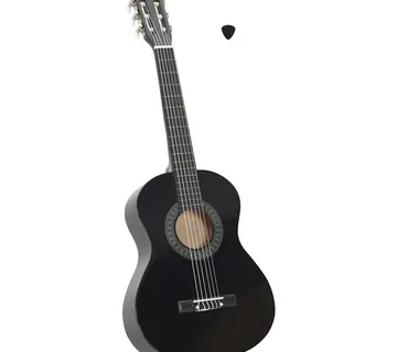 vidaXL Klasična gitara za početnike i djecu crna 1/2 34" - Venlo