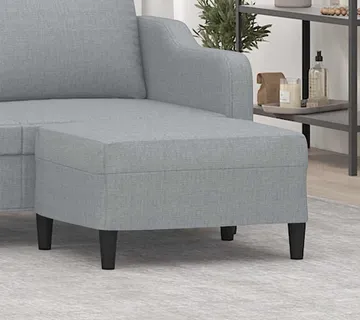 vidaXL Tabure svjetlosivi 70 x 55 x 41 cm od tkanine - Venlo