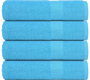 vidaXL Ručnici za ruke FROGN 4 kom. tirkizni 50x100 cm 360 g/m² - Venlo