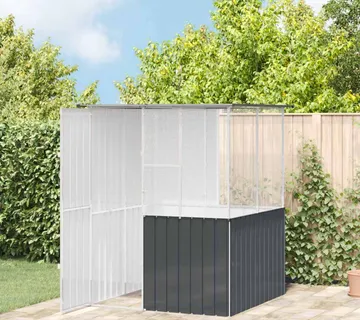 vidaXL Kavez za ptice Antracit 165 x 165 x 200 cm Cinkani čelik - Venlo