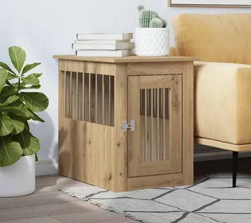 vidaXL Namještaj za sanduk za pse Artisan hrast 45x62x59 cm - Venlo