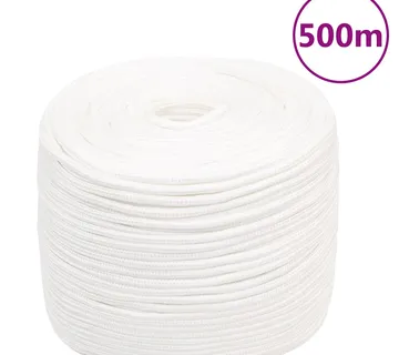 vidaXL Brodski konop svjetlobijeli 10 mm 500 m od polipropilena - Venlo