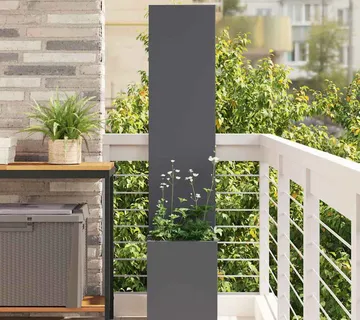 vidaXL Privatnost u vrtu Rezbarija Antracit 32 x 32 x 150 cm - Venlo