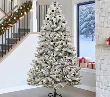 vidaXL Umjetno božićno drvce 270 cm 300 LED lampica Topla bijela - Venlo