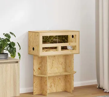 vidaXL Terarij Smeđa 60 x 30 x 80 cm OSB - Venlo