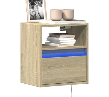 vidaXL Zidni TV ormarić LED boja hrasta sonome 41x31x45 cm - Venlo