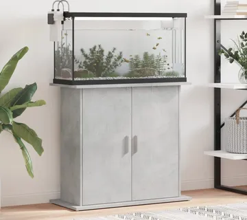vidaXL Stalak za akvarij Betonsko-sivi 81x36x73 cm Konstruirano drvo - Venlo