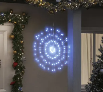 vidaXL Božićna svjetla zvjezdani prasak 140 LED 4 k hladna bijela 17cm - Venlo