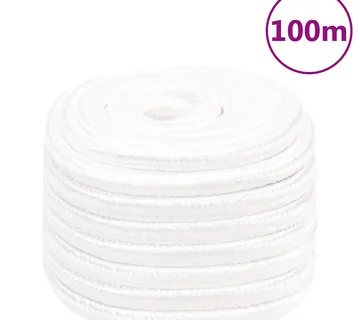 vidaXL Brodski konop svjetlobijeli 20 mm 100 m od polipropilena - Venlo