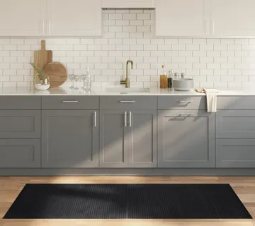 vidaXL Tepih pravokutni crni 80 x 200 cm od bambusa - Venlo