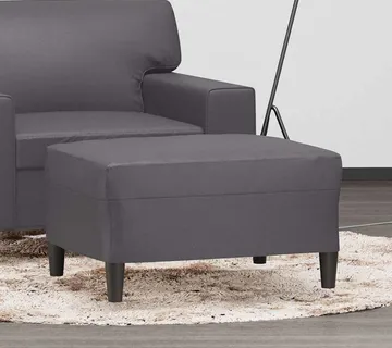 vidaXL Tabure sivi 70 x 55 x 41 cm od umjetne kože - Venlo