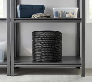 vidaXL Uže od jute 12 mm Crna 100% Juta Tossa - Venlo