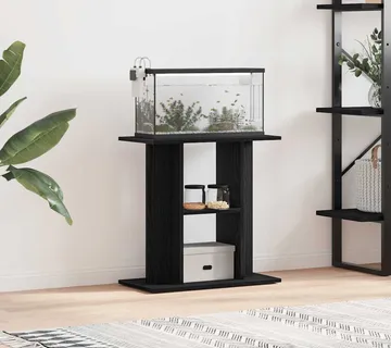 vidaXL Stalak za akvarij crni hrast 60x30x60 cm inženjerski drvo - Venlo