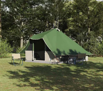 vidaXL Tipi šator 8-osobni Zelena taft - Venlo
