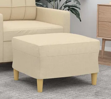 vidaXL Tabure krem 60 x 50 x 41 cm od tkanine - Venlo