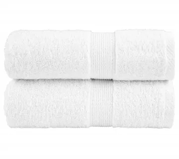 vidaXL Premium ručnici za pranje SOLUND 2 kom. Bijeli 30x30 cm 600 g/m² - Venlo