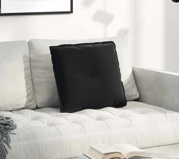 vidaXL Jastuk za leđa Crna 50 x 45 cm Kordura tekstil - Venlo