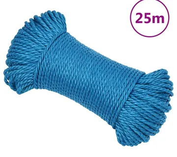 vidaXL Radno uže plavi 8 mm 25 m od polipropilena - Venlo