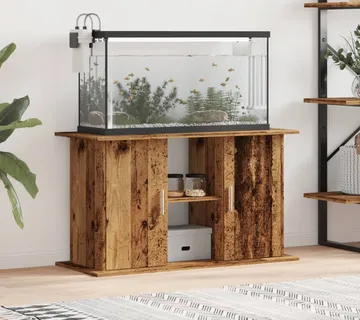 vidaXL Stalak za akvarij staro drvo 101x41x58 cm konstruirano drvo - Venlo