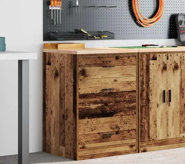 vidaXL Garažni ormar za odlaganje 60x51x85 cm masivne borovine - Venlo