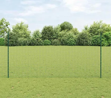 vidaXL Euro ograda s postom 10 x 1,6 m Čelik premazan PVC-om Zelena - Venlo