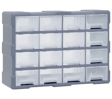 vidaXL Organizator sa 16 srednjih ladica 52 x 16 x 37 cm - Venlo