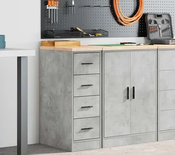 vidaXL Garažni ormar za odlaganje 30x51x85 cm masivne borovine - Venlo