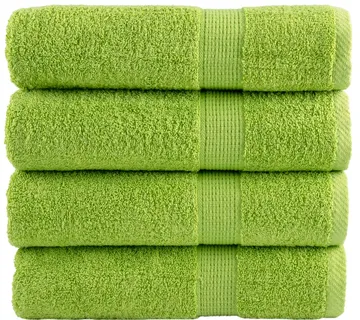 vidaXL Ručnici za kupanje SOLUND 4 kom tirkizni 100x150 cm 600 gsm - Venlo