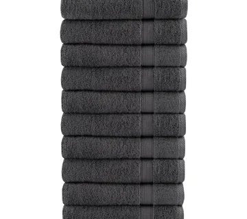vidaXL Ručnici za ruke SOLUND 10 kom antracit 50 x 100 cm 600 gsm - Venlo