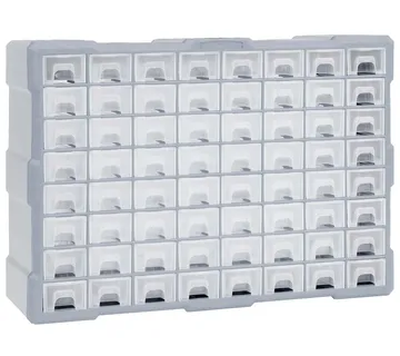 vidaXL Organizator sa 64 ladice 52 x 16 x 37,5 cm - Venlo