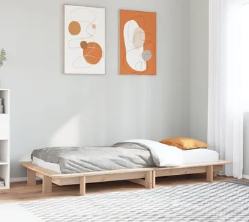 vidaXL Okvir kreveta bez madraca 75 x 190 cm od masivne borovine - Venlo