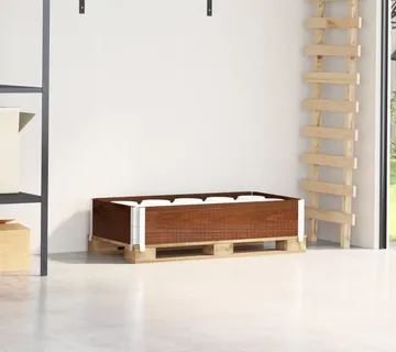 vidaXL Okvir za palete smeđi 100 x 50 cm od masivne borovine - Venlo