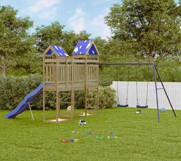 vidaXL Vanjski set za igru od impregnirane borovine - Venlo