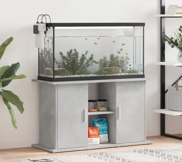 vidaXL Stalak za akvarij Betonsko-sivi 101x41x58 cm Konstruirano drvo - Venlo