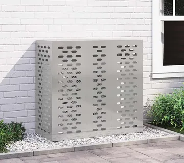 vidaXL Pokrov za klima uređaj Srebrna 110 x 50 x 105 cm - Venlo