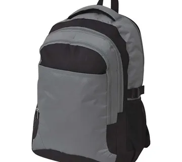 vidaXL Šklolski Ruksak 40 L Crno-Sivi - Venlo