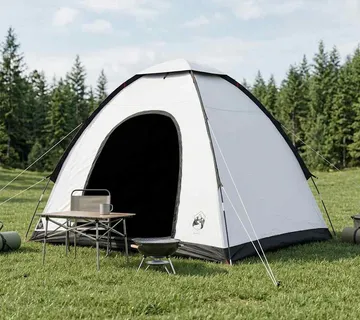 vidaXL Kamping šator 2-osobni Bijeli Blackout - Venlo