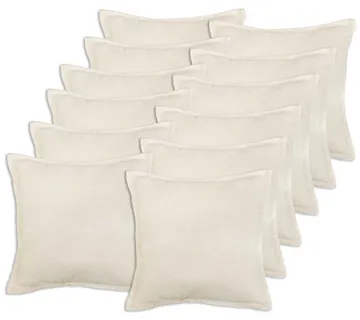 vidaXL Presvlaka za jastuk 12 pcs HOUTEN Krem 45 x 45 cm Bouclé - Venlo