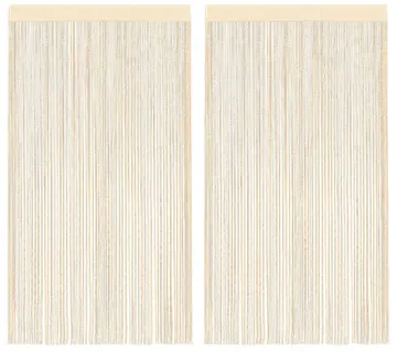 vidaXL Končane Zavjese 2 kom 100x250 cm Krem - Venlo