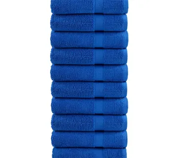 vidaXL Ručnici za tuširanje SOLUND 10 kom plavi 70x140 cm 600 gsm - Venlo