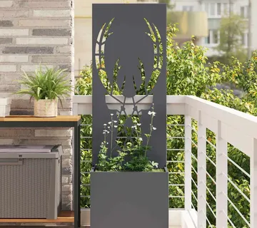 vidaXL Privatnost u vrtu Životinjski uzorak Antracit 50 x 32 x 150 cm - Venlo