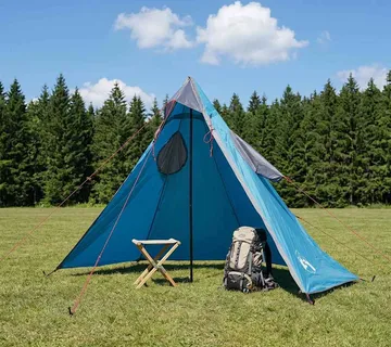 vidaXL 2-u-1 Kišni Pončo s Kapuljačom 262 x 126 x 130 cm Plava - Venlo