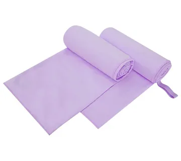 vidaXL Sportski Ručnici 2 kom. Ljubičasta 200 x 100 cm - Venlo