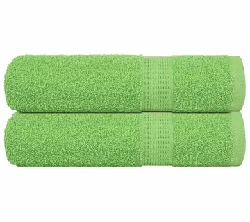 vidaXL Ručnici za ruke FROGN 2 kom. Zelene boje jabuke 50x100 cm 360 g/m² - Venlo