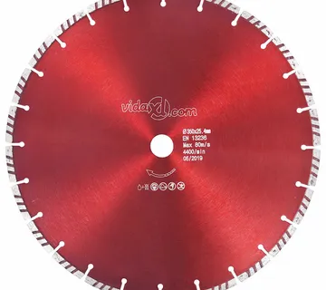 vidaXL Dijamantni disk za rezanje s turbo segmentima čelični 350 mm - Venlo