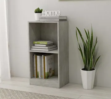 vidaXL Polica za knjige beton siva 40x24x75 cm konstruirano drvo - Venlo