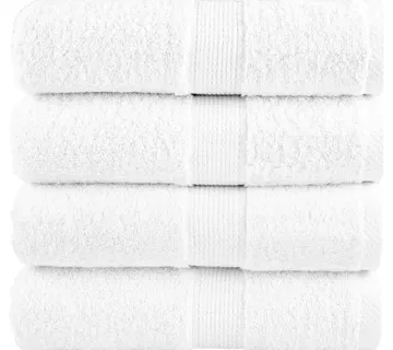 vidaXL Premium ručnici za goste SOLUND 4 kom. Bijeli 30x50 cm 600 g/m² - Venlo