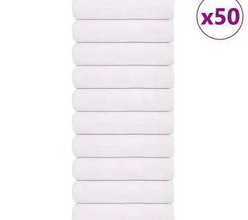 vidaXL Ručnici za ruke FROGN 50 kom bijeli 50x100 cm 360 g/m² - Venlo